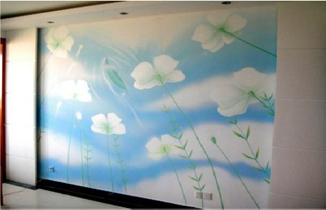 洞口画墙绘怎么画好白云的蓬松感？