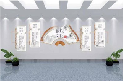 洞口企业文化墙设计的核心要素。