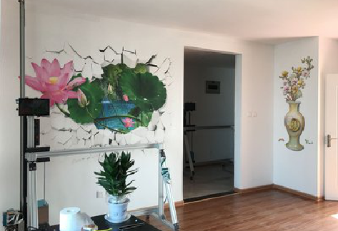 洞口墙体彩绘相比墙纸的优势。