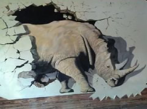 洞口在墙绘中，如何绘制3D效果？