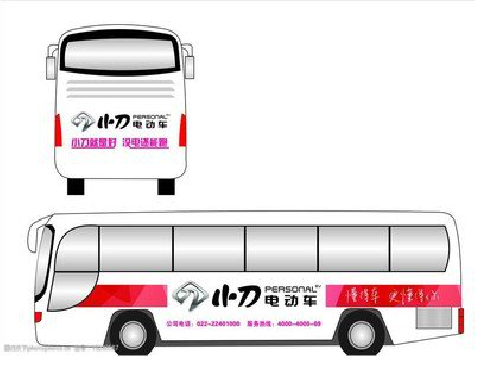 洞口公交车身贴如何完美贴合？