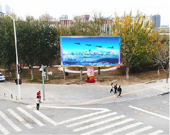 洞口户外大屏广告投放要点。