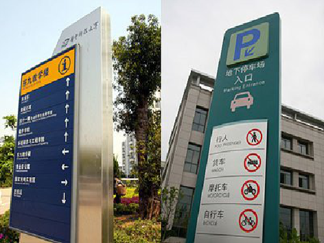 洞口导向标识的设计作用。